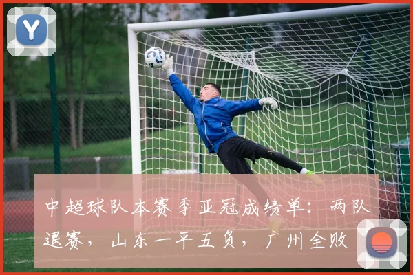 中超球队本赛季亚冠成绩单：两队退赛，山东一平五负，广州全败